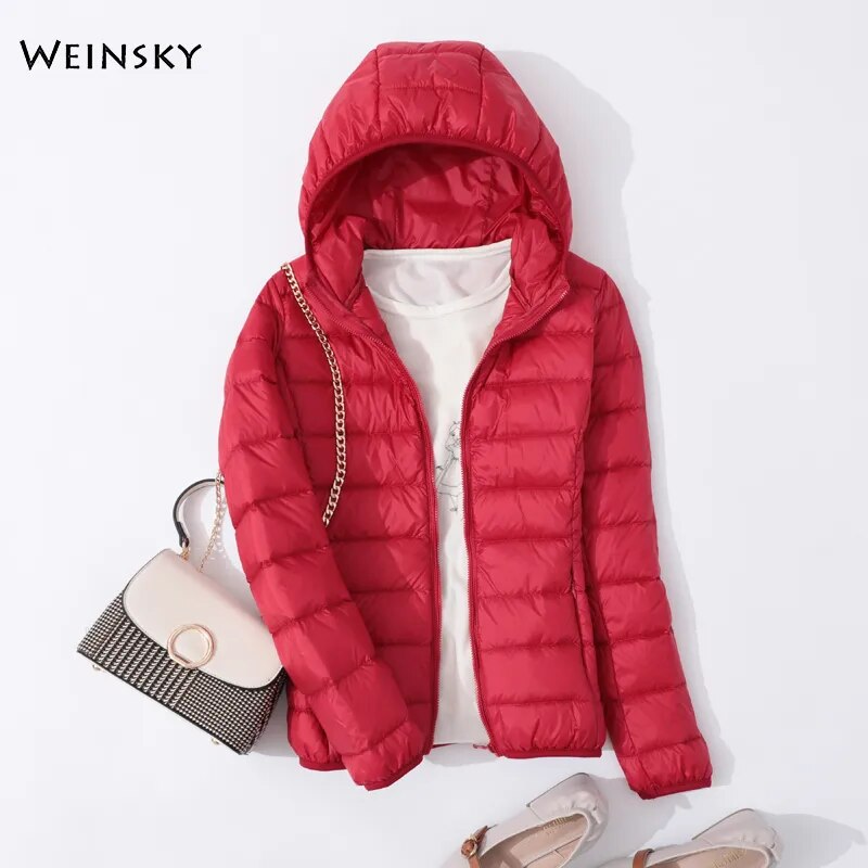 Ultralight Thin Down Warm Winter Coat Parka