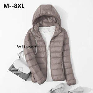 Ultralight Thin Down Warm Winter Coat Parka