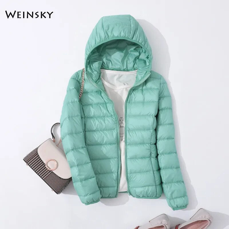 Ultralight Thin Down Warm Winter Coat Parka