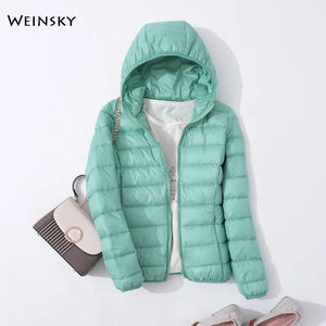 Ultralight Thin Down Warm Winter Coat Parka