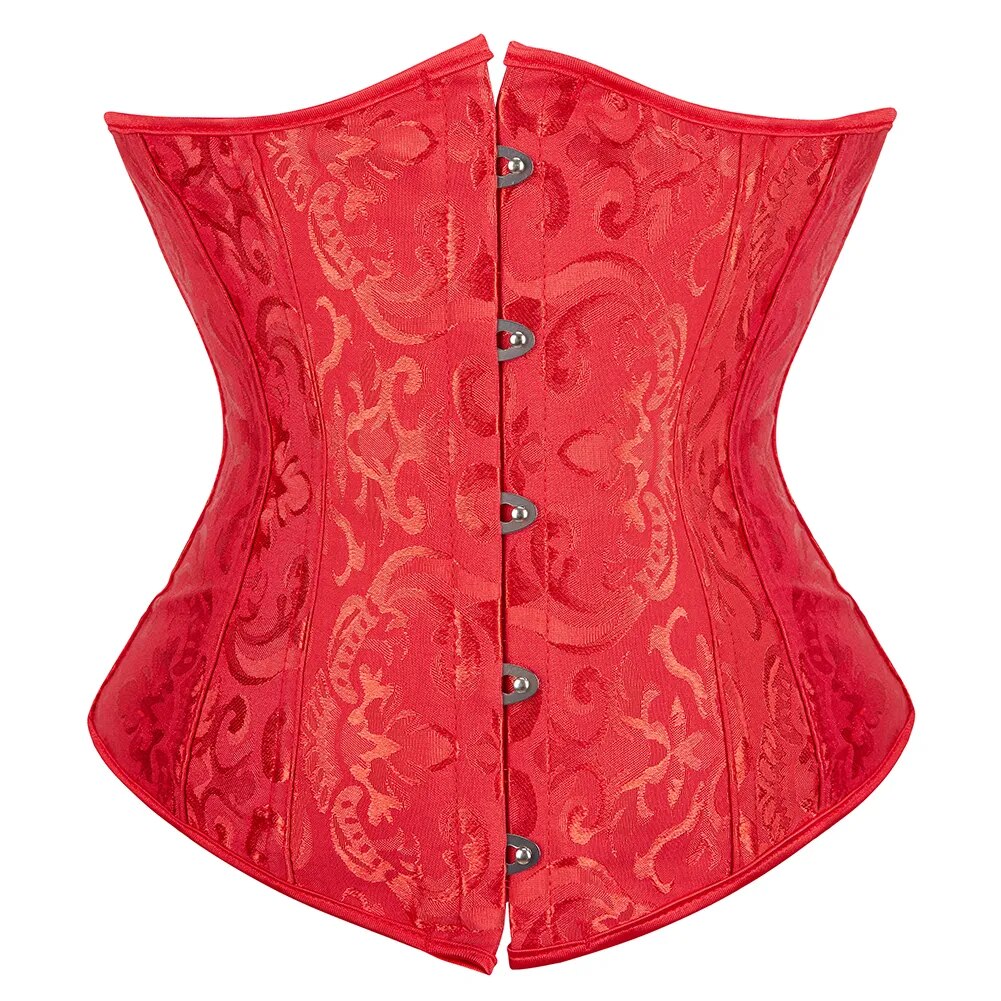 Gothic Underbust Corset and Waist Cincher Bustiers Top