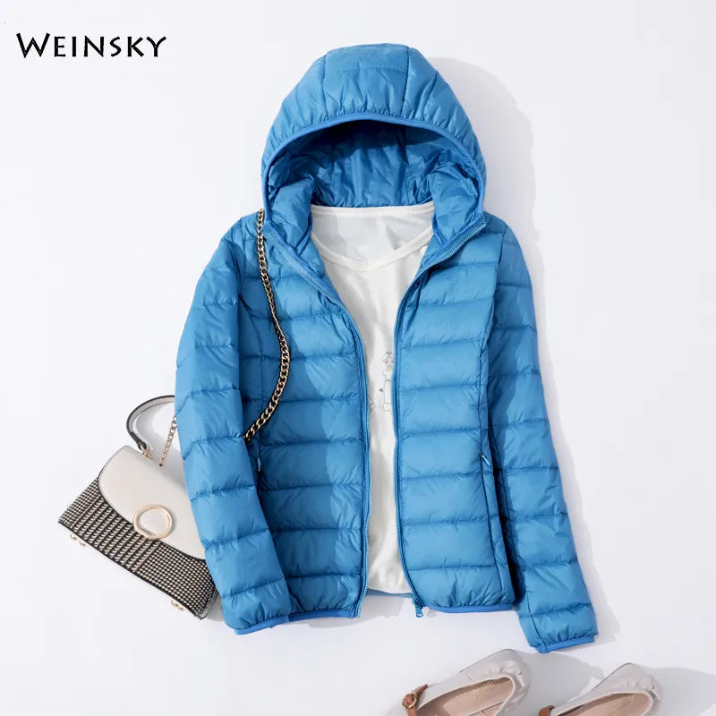 Ultralight Thin Down Warm Winter Coat Parka