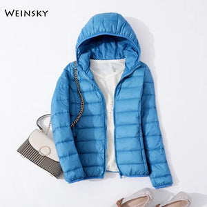 Ultralight Thin Down Warm Winter Coat Parka