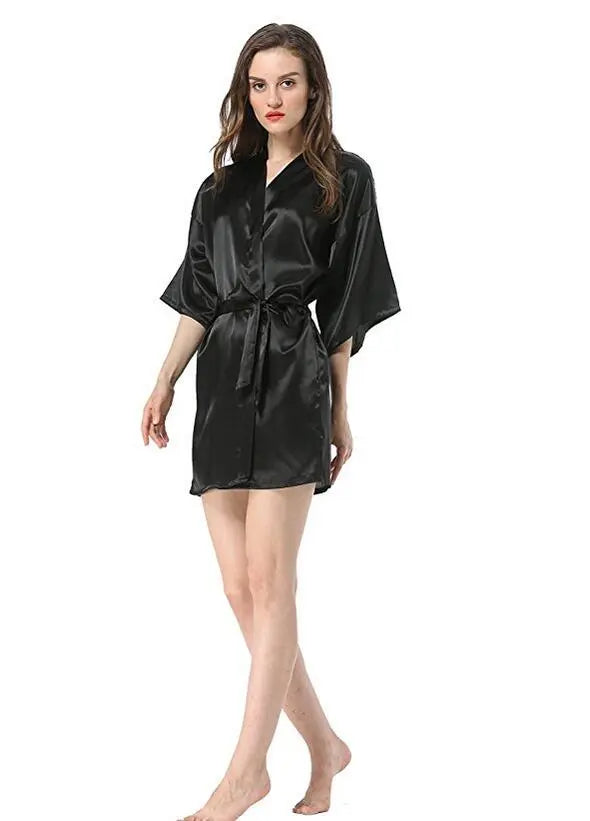 Silk Robe Bath Gown