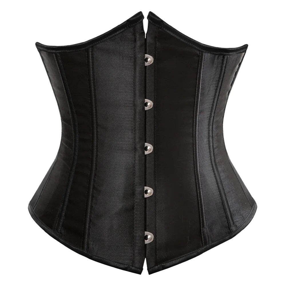 Gothic Underbust Corset and Waist Cincher Bustiers Top