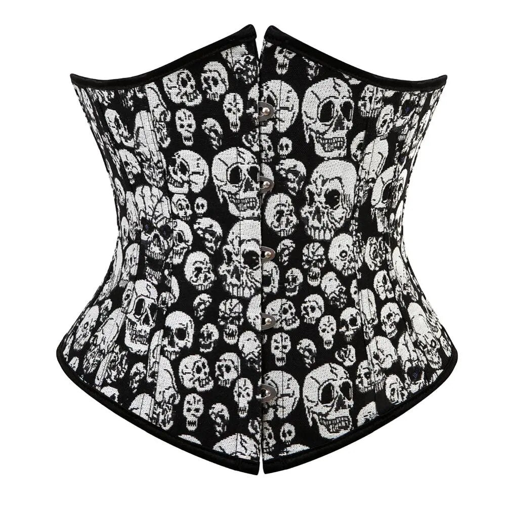 Gothic Underbust Corset and Waist Cincher Bustiers Top