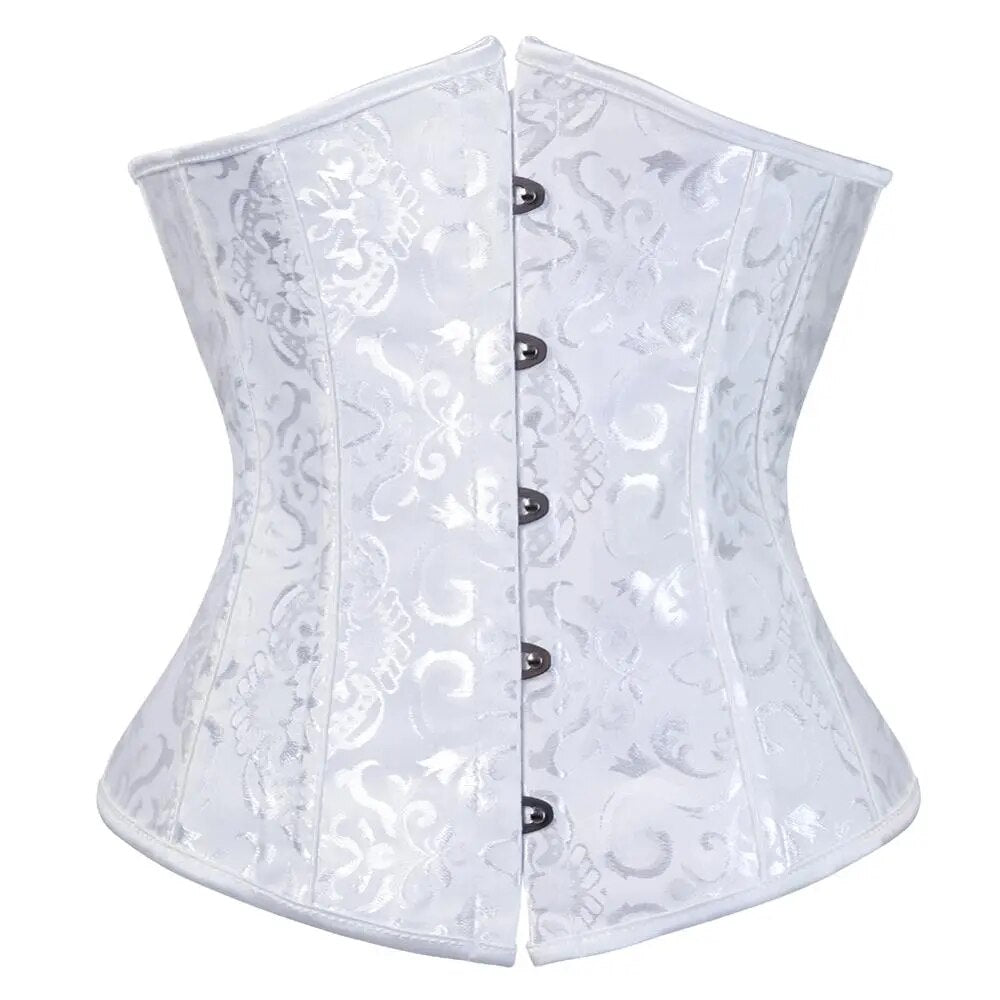 Gothic Underbust Corset and Waist Cincher Bustiers Top
