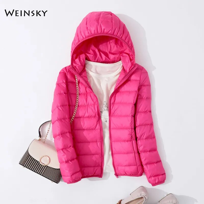 Ultralight Thin Down Warm Winter Coat Parka
