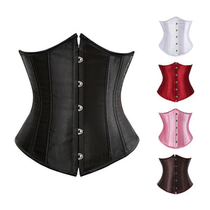 Gothic Underbust Corset and Waist Cincher Bustiers Top