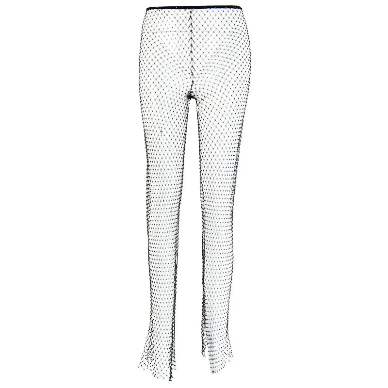 Crystal Diamond Shiny Pants