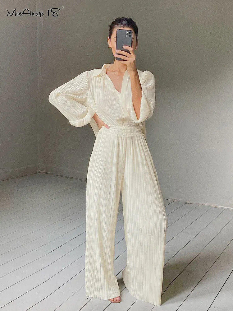 Casual Loose Palazzo Set