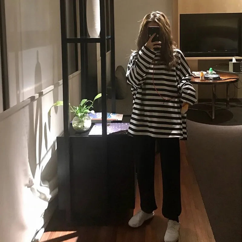 Harajuku Striped T-Shirts