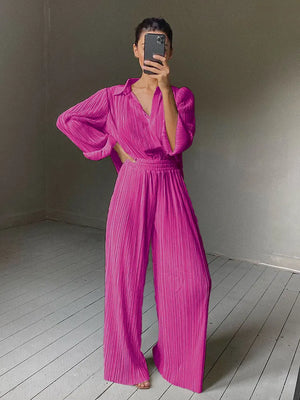 Casual Loose Palazzo Set