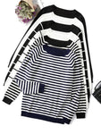 Korean Style Striped Pullover Sweater
