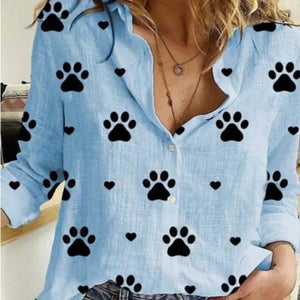 Lapel Cotton Linen Top
