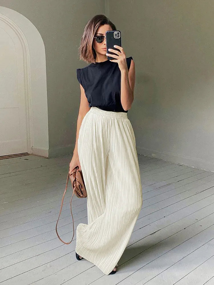 Casual Loose Palazzo Set