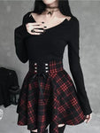 Pleated Plaid Skirts