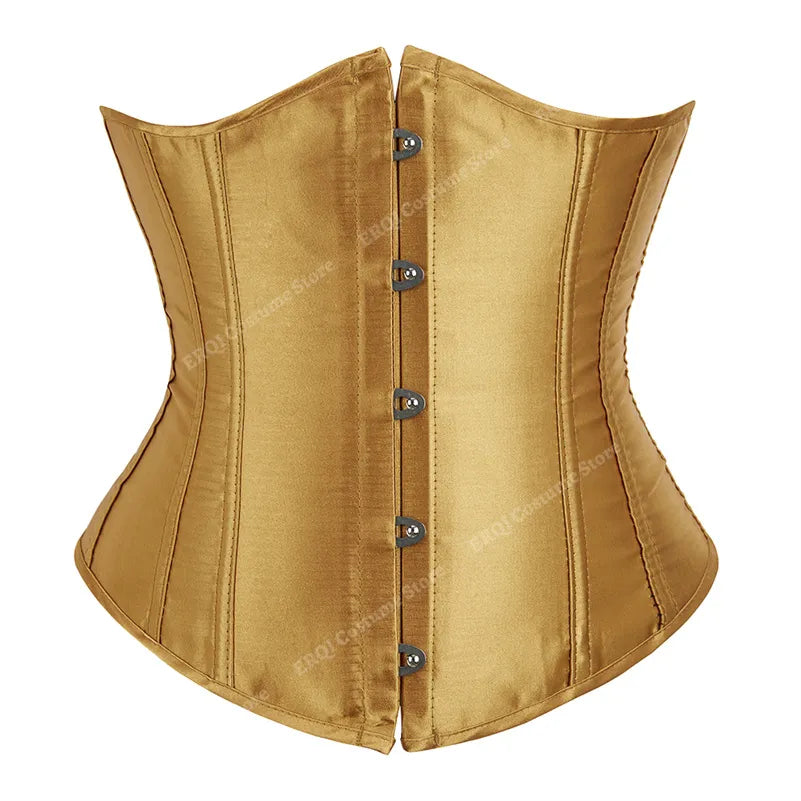 Gothic Underbust Corset and Waist Cincher Bustiers Top