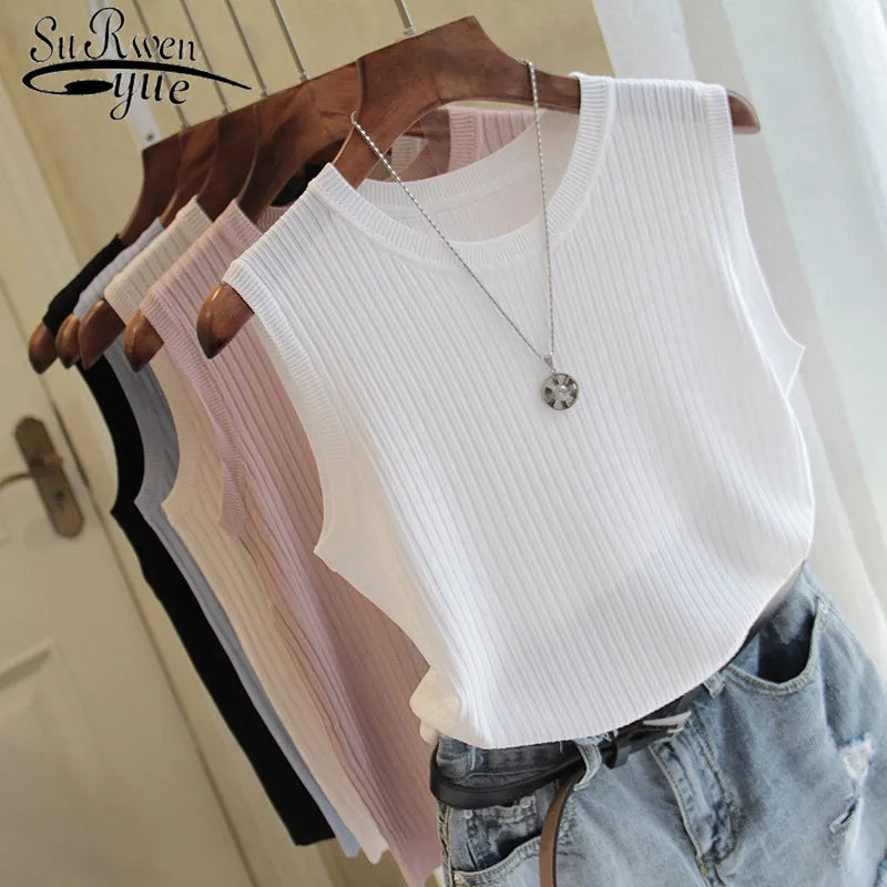 Knitted Vests Top