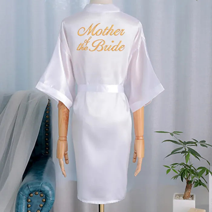 Wedding Bride Bridesmaid Robe Dressing Gown