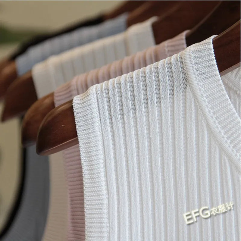Knitted Vests Top