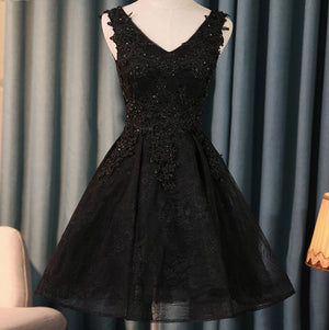 #1493 V Neck Embroidered Crochet Lace Mini Dress