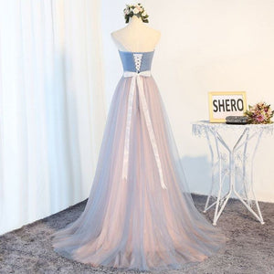 #1306 Strapless Band with Belt Skater Maxi Dress