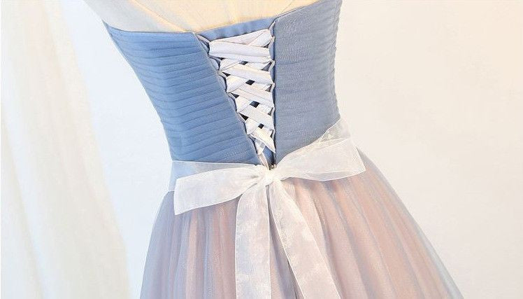 #1306 Strapless Band with Belt Skater Maxi Dress