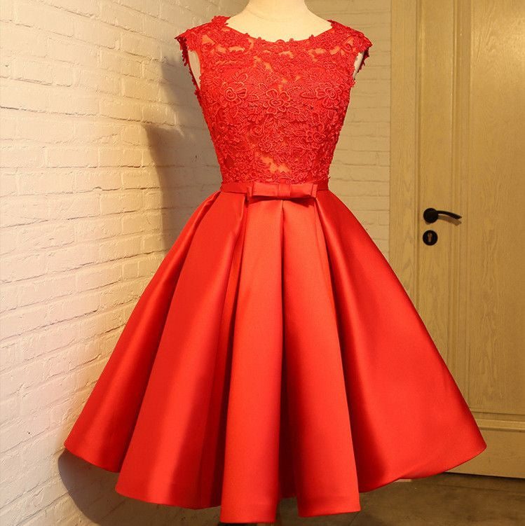 #1213 Floral Embroidered Band with Bow Mini Dress