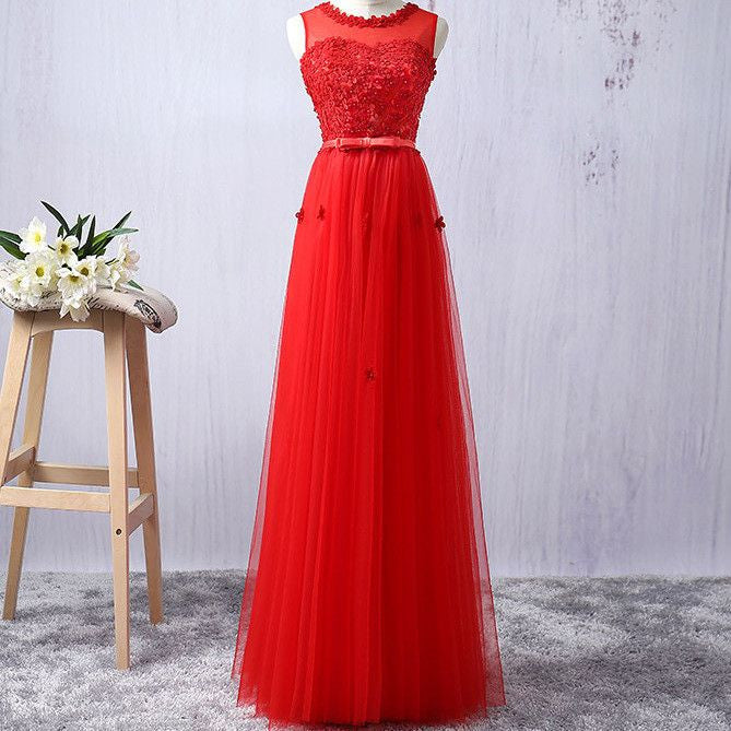 #1247 Embellished Beads and Flowers Maxi Dress with Band and Bow