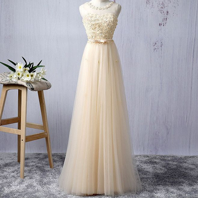 #1247 Embellished Beads and Flowers Maxi Dress with Band and Bow