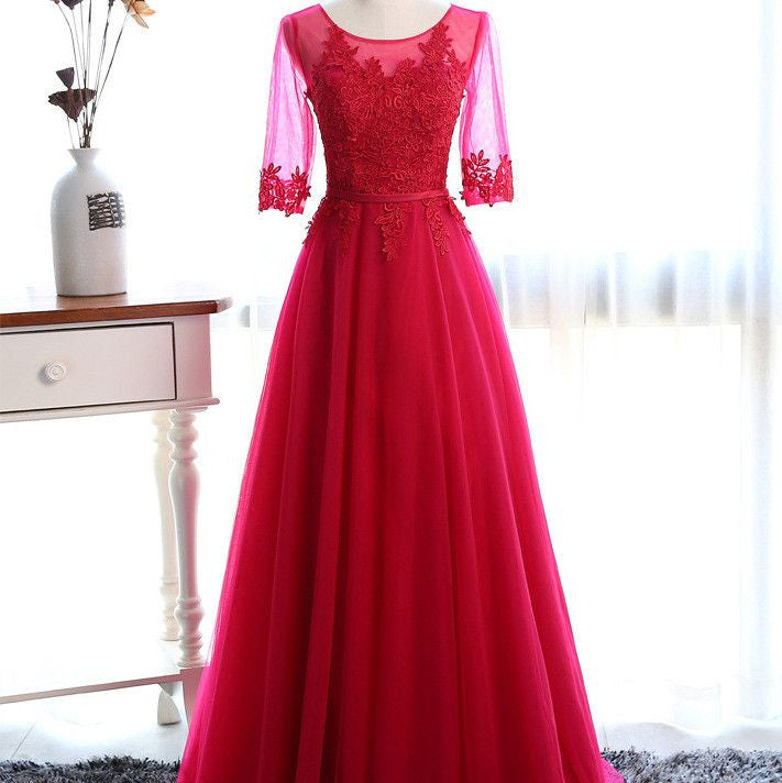 #1228 Floral Embroidered Skater Maxi Dress with Keyhole